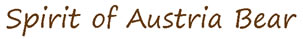 Spirit of Austria Bear